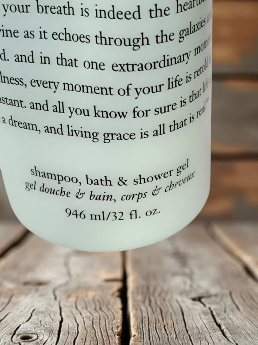 Philosophy "Living Grace" Shampoo Shower Gel & Bubble Bath 32 oz. Brand New - Picture 10 of 10